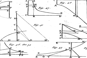 Eine Patentzeichnung einer gekrümmten Linie mit einer gekrümmten Kurve und einer geraden Linie, die sich in der Mitte schneiden, mit dem Text "Patentzeichnung einer gekrümmten Linie" auf dem Papier.